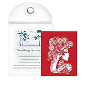 Removedor de para Playa, artefacto de Vacaciones en la Playa, con Ingredientes Naturales, Borrador Limpiador Suave y Respetuoso con la Piel para pies, Trajes de baño, Mascotas, Estilo Chino 4