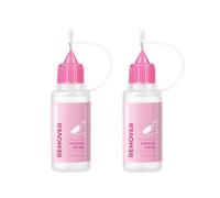 Removedor De Pegamento Para Uñas Postizas, Disolvente De Gel Resistente A Los Chips, Solución Limpieza Rápida Para Manicura Mujeres Adolescentes Hogar Viaje, 15 ml (paquete de 2)