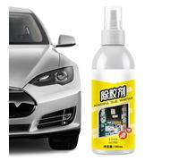 Removedor de pegamento, solución de limpieza de pegamento para automóviles, fácil de aplicar, para restos de pegatinas, película de aceite, vidrio, metal, ventanas, superficie de azulejos, detalles