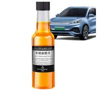 Removedor de película de aceite de vidrio, potente limpiador de vidrio de coche de 150 ml, removedor de manchas de coche, desengrasante de vidrio, spray de limpieza de ventanas para restaurar el