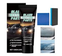 Removedor De Película De : Limpiador Antivaho De 4.23 Oz, Esponja Y Toalla Incluidas | Limpiador De Película De Para Parabrisas De Coche, Para Exterior Automotriz, Pulido, Protección De E