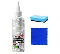 Removedor de película de para parabrisas, 150 ml con detalles de reparación de toallas, removedor de película de de vidrio para coche, para estacionamiento, noche, conducción, niebla