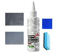 Removedor de película de para parabrisas, reparación de 150 ml, detalles de larga duración, kit de limpieza de parabrisas de coche, para viajes, estacionamiento, conducción nocturna, niebla