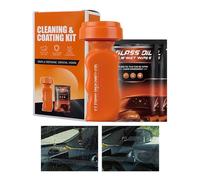 Removedor de película de para ventana de coche, toallitas de revestimiento de vidrio hidrofóbico, kit de limpiador preventivo de lluvia para visibilidad sin rayas, protección preventiva de agua