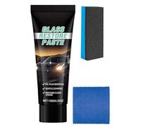 Removedor De Película De Parabrisas | Suministros De Limpieza De Automóviles - Pasta De Limpiador De Ventanas De Automóviles | Para Profesionales Detailing Gestores De Flotas Apasionados Camiones SUV