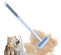 Removedor de pelo de animales para muebles, cepillo limpiador para alfombras y peluches, cepillo de limpieza extensible y lavable con mango largo, limpiador multifunción para muebles y alfombras y