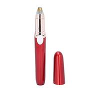 Removedor de Pelo Eléctrico, Barra de Labios, Diseño Corporal, Afeitadora de Cabello, Indolora para Labios, Mejillas, Barbilla, Nariz, Pelo, Orejas, Cejas(rojo)