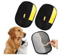 Removedor de Pelo para Perros y Gatos - Paquete de 2 - Reutilizable y Lavable - Herramienta de Aseo para Eliminar Pelo Muerto y Pelusa del Pelaje, Muebles y Ropa