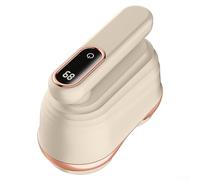 Removedor de pelusa eléctrico, potente afeitadora de bolas de pelo de doble hoja, afeitadora de tela recargable portátil con pantalla digital 2 en 1 (blanco)