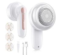 Removedor de Pelusas, afeitadora eléctrica de Tela para Ropa con 3 Cuchillas y USB, Quita Pelusas Quitapelusas Eléctrico Ropa con Cable Recargable Pilas Elimina Pelusas Y Bolitas Quitabolas de Ropa