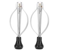 Removedor de piojos Pinza para pulgas Pinzas para garrapatas 2PCS Removedor de piojos para mascotas de acero inoxidable Pinza para pulgas Pinzas para garrapatas Herramienta de selección para perros Ga