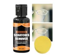 Removedor de rayones de anteojos | Limpiador de gafas de sol de 30 g con esponja | Kit de limpieza de gafas de sol | Para reloj, cámara, parabrisas de coche, pintura, ventana automática