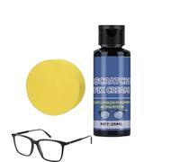 Removedor de rayones de para gafas - Compuesto de reparación de acción rápida de 35 ml, restaurador de ópticos, solución limpiadora de vidrios antirrayas | Kit de pulido de multis