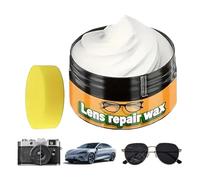 Removedor de rayones de vidrio - Crema de restauración antivaho, fórmula de reparación compacta de 35 ml con tratamiento de de pulido de acabado transparente para el cuidado de lentes, ayuda de m