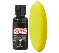 Removedor de rayones - Removedor de rayones para gafas de 8,2x2,9 cm | Spray limpiador, kit de limpieza de gafas de sol, eliminación de arañazos en lentes con esponja para gafasde sol, lentes, vidrio