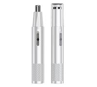 Removedor de vello de nariz, Cortapelos para cejas y nariz, Recortador de cejas 2 en 1, cortapelos, recargable para orejas, barba, pies, pelo de manos, cortapelos de nariz de fácil limpieza Gormyel