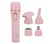 Removedor de Vello Facial, Removedor de Vello Portátil Herramienta de Depilación Facial Lavable Impermeable Múltiples Funciones 4 en 1 Portátil para Recortar Cejas