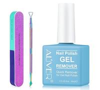 Removedor Esmalte Semipermanente, Quita Esmalte Semipermanentes Para UñAs, Quitaesmalte De Gel Para UñAs En 3-5 Minutos, FáCil Y RáPido, No DañA La UñA, Con Lima De UñAs Y Empujador De CutíCula