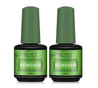 Removedor Quita Esmalte Uñas Permanente y Semipermanente de forma Rápida, Fácil y Suave - Nail Polish para Remover Sin Lastimar, 2 Pcs (Green)