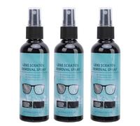 Remover de Rasguño de Vidrio, Removedor de Rasguño de Anteojos 3 PCS 100 Ml de Lente Removedor de Lente de Reparación de Lente de Vidrio Molido de Vidrio Gablas de Sol Rociador