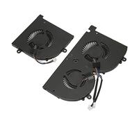 Remplacement du ventilateur CPU GPU pour GS75 P75 MS 17G1 MS 17G2, ventilateur de refroidissement pour ordinateur portable avec connecteur à 4 broches, CC 5 V 0,5 A en alliage (Ventilador de CPU y