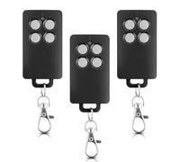 Remplacement for SCS Sentinel AAM0121 - Télécommande de Portail 4 Canaux à Code Tournant, 433 MHz, Portée 50 m, Sécurité Renforcée, Compatible Motorisations Portail (Gris, 3 Piezas)