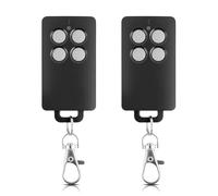 Remplacement for SCS Sentinel AAM0121 - Télécommande de Portail 4 Canaux à Code Tournant, 433 MHz, Portée 50 m, Sécurité Renforcée, Compatible Motorisations Portail (Gris, 2 piezas)