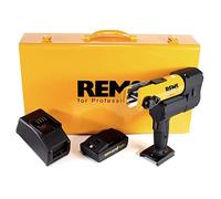REMS AkkuPress Acc 576010 R220 - Prensa radial (22 V, incluye 1 batería de 2,5 Ah y cargador)