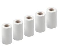 REMS Rollo de papel BTLE IR, paquete de 5 (recarga para impresora térmica, rollos de papel térmico, impresiones claras, adecuado para impresoras térmicas Rems BTLE IR) 611137 R