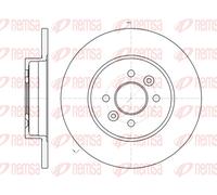 REMSA 2X Disco De Freno Trasero Ø280Mm Completo Para Renault Kangoo KC0/1 FC0/1