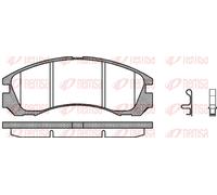 REMSA Forros de Freno Delantero para Mitsubishi Outlander III Citroën C-Crosser