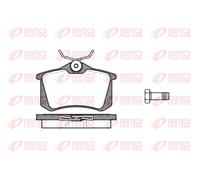 REMSA Forros de Freno Traseros para VW Golf VI Renault Clio III Megane Scenic