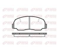 REMSA Juego de pastillas de freno Delantero 0178.10 Juego de pastillas de freno Compatible con DAIHATSU FOURTRAK F7, F8, MAZDA Serie B Pick-up UD