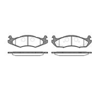 Pastillas de freno Eje delantero 0463.00 REMSA para JEEP HUMMER CHEVROLET