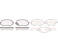 REMSA Juego de pastillas de freno Delantero con accesorios 1337.00 Juego de pastillas de freno Compatible con DAIHATSU FOURTRAK F7, F8, ASTON MARTIN DB7 Descapotable