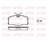 REMSA Juego de pastillas de freno Delantero con accesorios con muelle 0207.00 Juego de pastillas de freno Compatible con MERCEDES-BENZ Clase S Coupé C126 SL Coupé C107