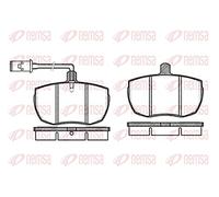 REMSA Juego de pastillas de freno Delantero con contacto avisador de desgaste con accesorios 0056.11 Juego de pastillas de freno Compatible con IVECO DAILY II Caja/Chasis, LAND ROVER Range Rover I