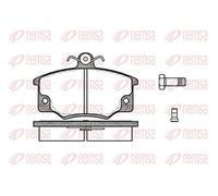 REMSA Juego de pastillas de freno Delantero con contacto avisador de desgaste con accesorios con muelle 0146.04 Juego de pastillas de freno Compatible con FIAT Uno Hatchback 146 PUNTO 176