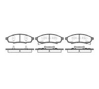 REMSA Juego de pastillas de freno Delantero con contacto avisador de desgaste con muelle 0531.02 Juego de pastillas de freno Compatible con OLDSMOBILE CUTLASS SUPREME Coupé, CHEVROLET Lumina Berlina