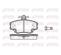 REMSA Juego de pastillas de freno Delantero preparado para indicador de desgaste con accesorios con muelle 0141.10 Juego de pastillas de freno Compatible con RENAULT TWINGO II CN0 TWINGO I C06, FIAT