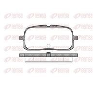 REMSA Juego de pastillas de freno Trasero 0715.00 Juego de pastillas de freno Compatible con TOYOTA STARLET P8 PASEO Descapotable EL54 PASEO Coupé EL54 PASEO Coupé EL44 SERA Coupé EXY1