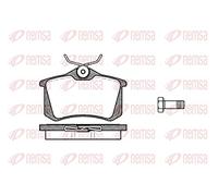 REMSA Juego de pastillas de freno Trasero con accesorios con muelle 0263.10 Juego de pastillas de freno Compatible con VW GOLF VI 5K1 Golf V Hatchback 1K1, RENAULT MEGANE III Grandtour KZ0/1, AUDI