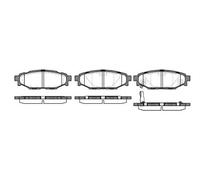 Pastillas de freno Eje trasero 1136.01 REMSA para SUBARU FORESTER OUTBACK XV BRZ