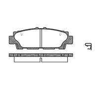 REMSA Juego de pastillas de freno Trasero con contacto avisador de desgaste con accesorios con muelle 0376.00 Juego de pastillas de freno Compatible con LEXUS LS UCF10 ES MCV, VZV ES VCV10, VZV21