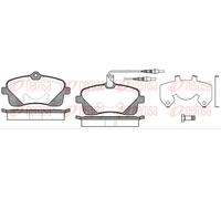 REMSA Pastillas Freno Delant. Apto para Peugeot 407 de Sw