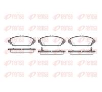 REMSA Pastillas Freno Delant. para Honda Civic VII Hatchback