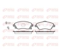 REMSA Pastillas Freno Delant. para Opel Corsa C Tigra Twintop