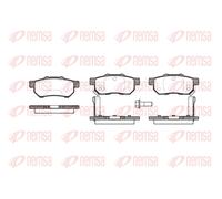 REMSA Pastillas Freno Trasero para Honda Jazz II Civic VI