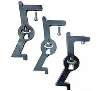 Remundi Set de 3 patas para ahumador M Silver