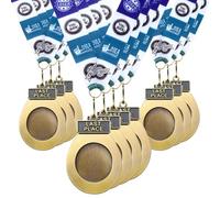 Remuuly 10 medallas de asiento de inodoro para el último lugar, medallas de premio al perdedor de 7.6 cm, trofeo de oro con banda para el cuello, regalo para torneos, equipos de competición deportiva